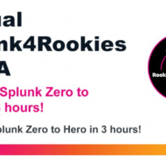 Virtual workshop Splunk4Rookies EMEA