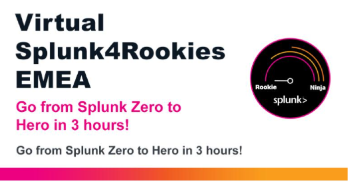 Virtuální workshop Splunk4Rookies EMEA