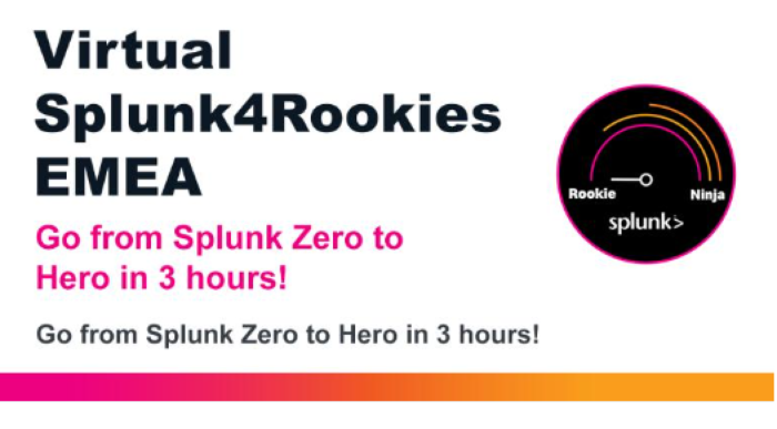 Virtual workshop Splunk4Rookies EMEA